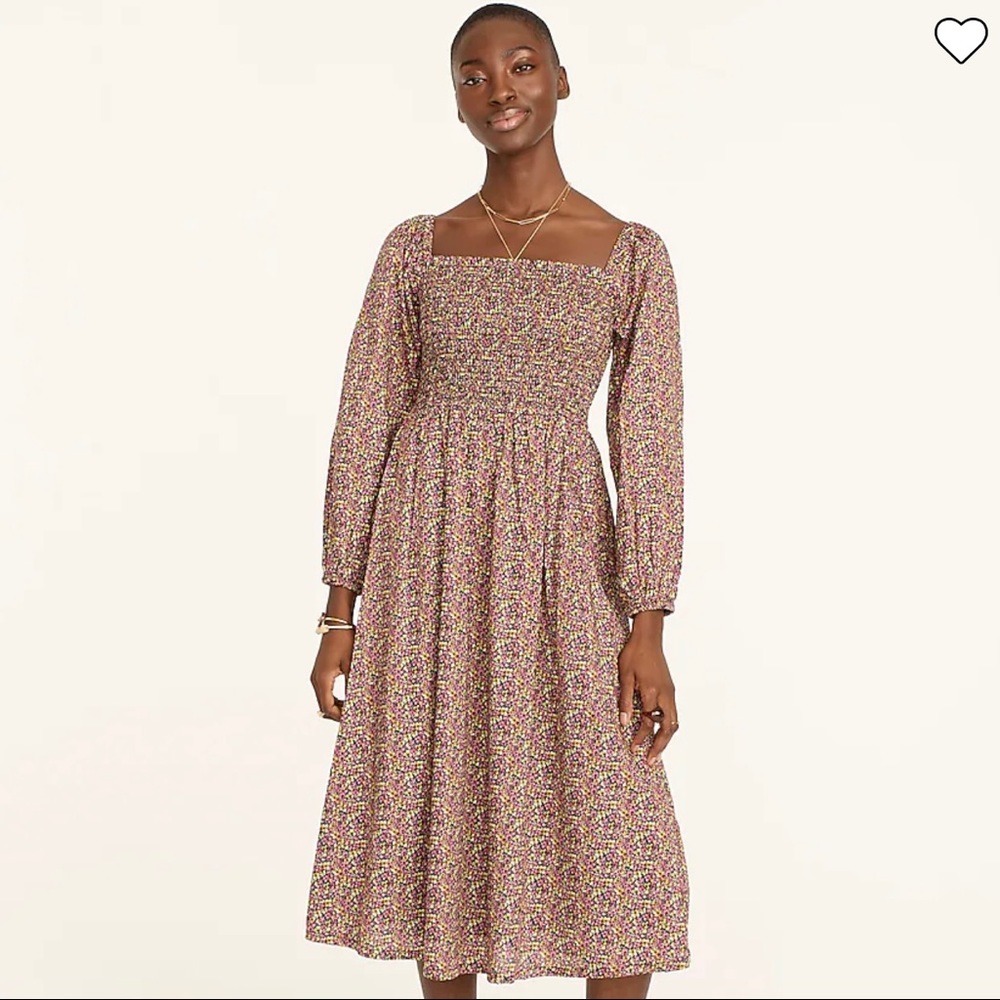 NWT J. Crew x Liberty of London Cotton Daydream Dress